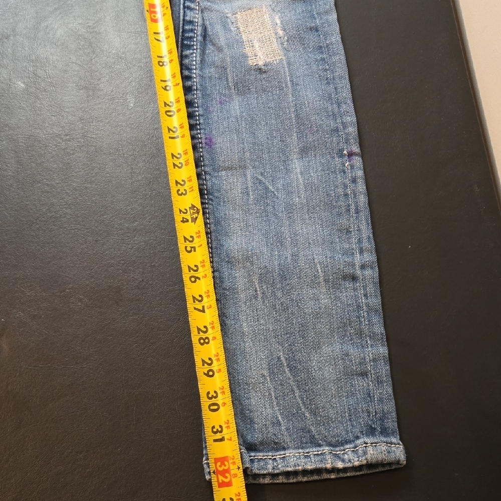 Miss Me Light Blue Skinny Jeans with Embellished Pockets - Picture 13 of 16